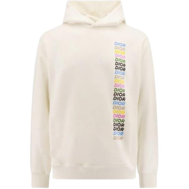 Dior  White Letter Print Long Sleeve Hoodie. 413J646A0531-085 圖 2