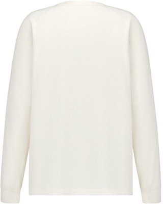 ディオール ホワイト ロゴ刺繍 クルーネック 長袖 カジュアル Tシャツ 313J643A0753-C080 Lookbook ディオール ホワイト ロゴ刺繍 クルーネック 長袖 カジュアル Tシャツ 313J643A0753-C080