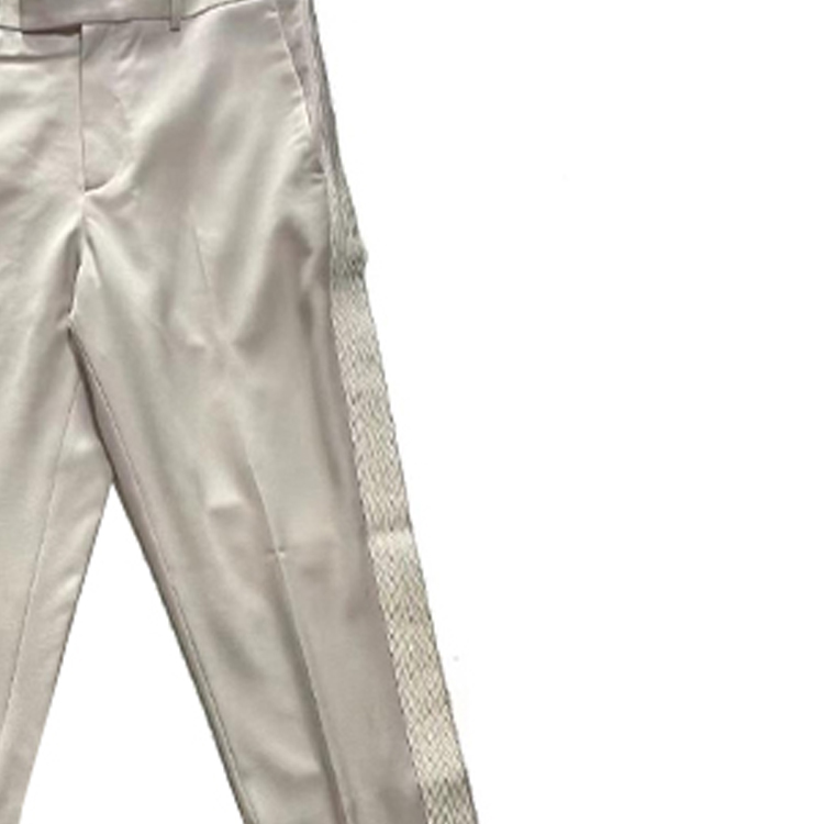 Details for DIOR 白色側條紋中腰休閒長褲 143C107B5180-C080