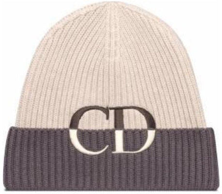 DIOR Wool Beanie with Embroidered Logo in Beige. 213MB01AT371181 Buy DIOR Wool Beanie with Embroidered Logo in Beige. 213MB01AT371181