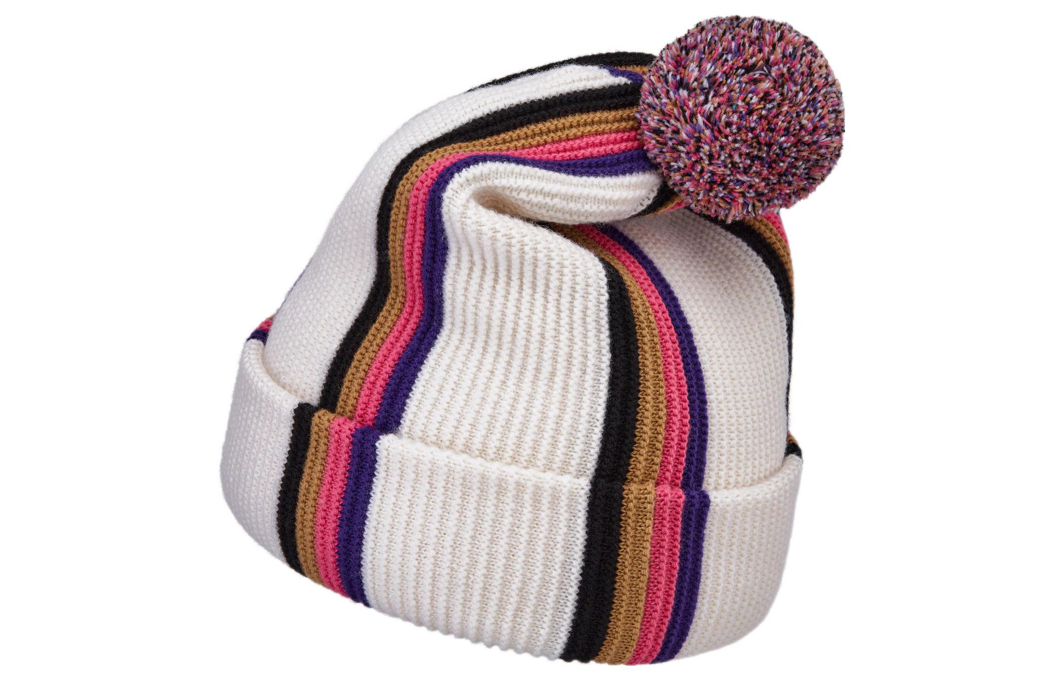 Shop ディオール ウール 刺繍ロゴ ビーニー - 多色展開、暖かいカジュアル帽子 313MB01AT479_C084