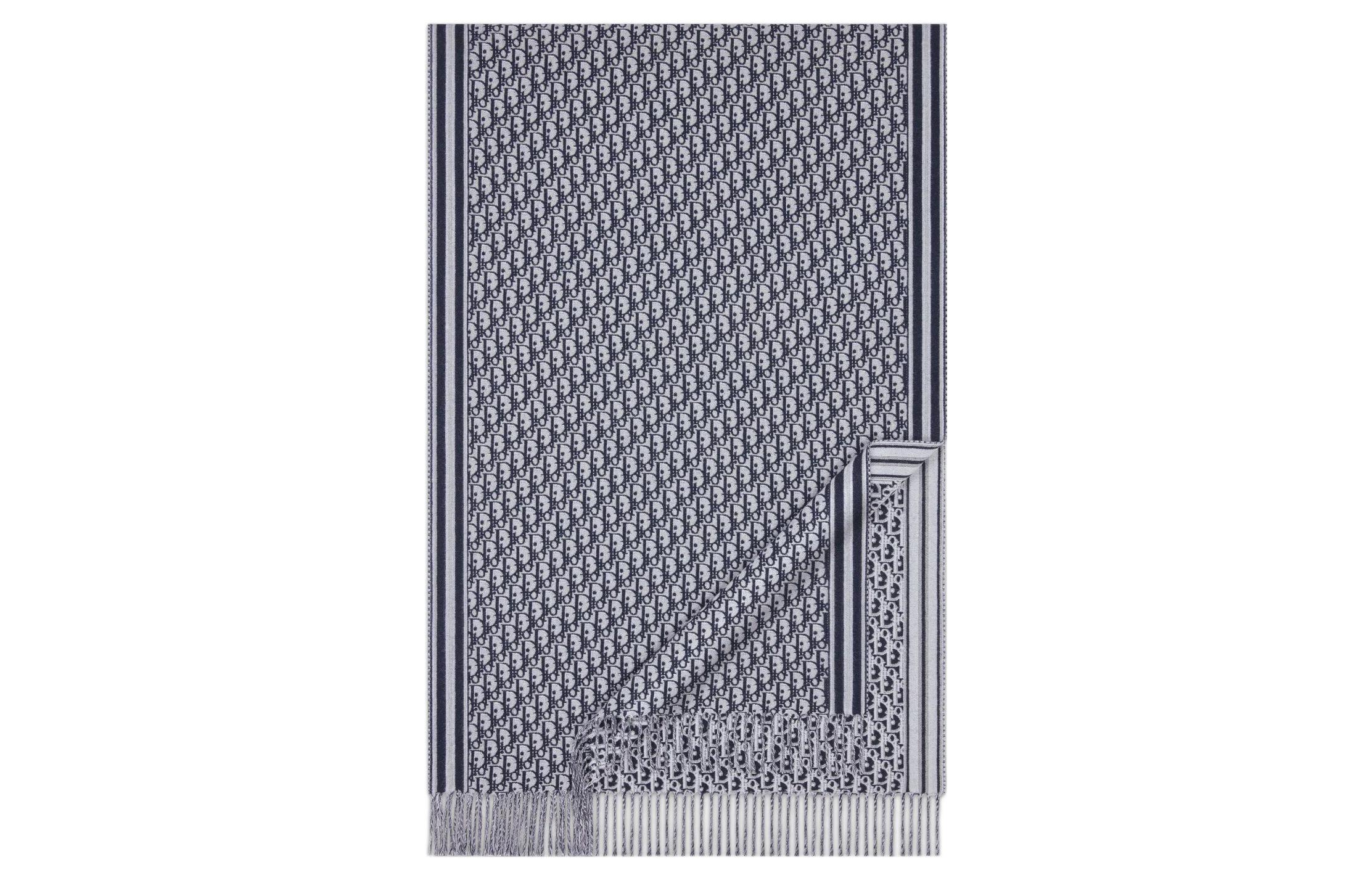 DIOR  Wool Knit Letter Logo Scarf - Warm and Casual. 93E0017A0229_C588 圖 3