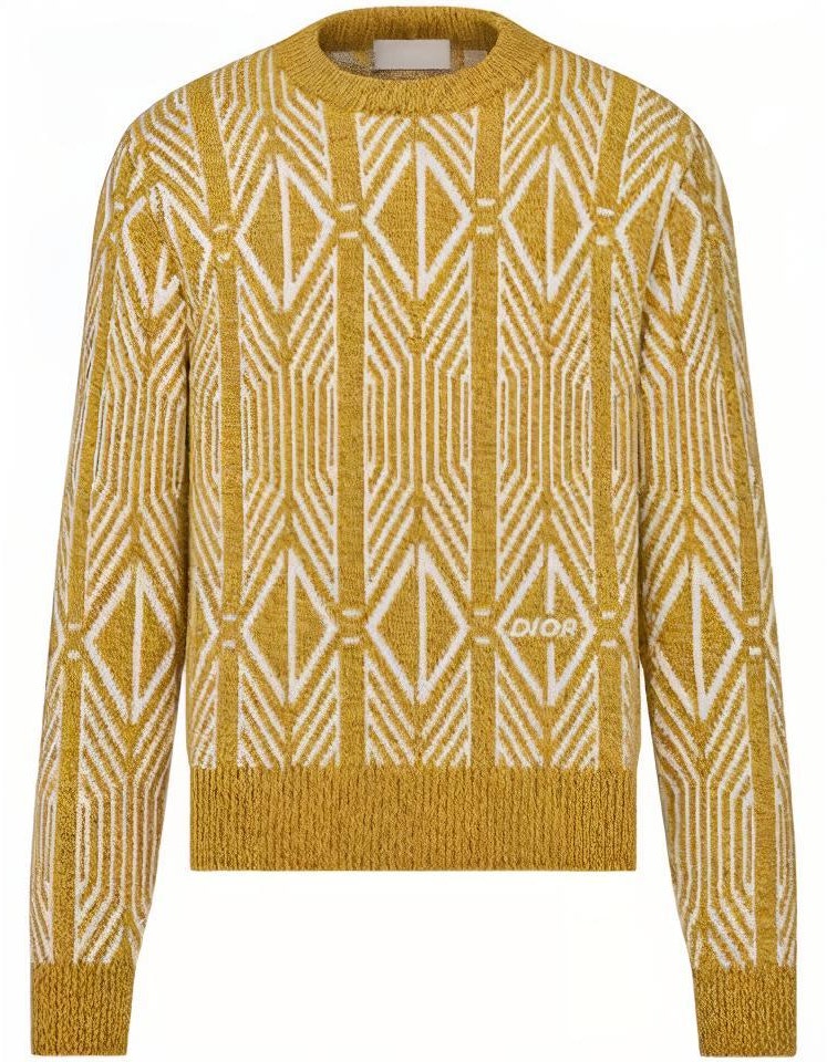 dior-yellow-diamond-pattern-knit-pullover-sweater-long-sleeve-313-m650-at-477-c180