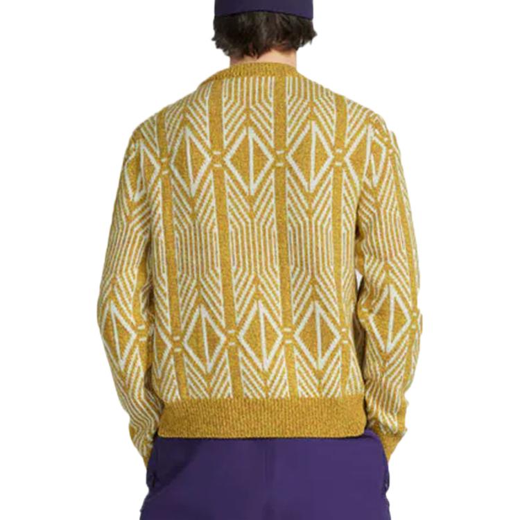 Purchase DIOR 黃色鑽石圖案針織長袖毛衣 313M650AT477-C180