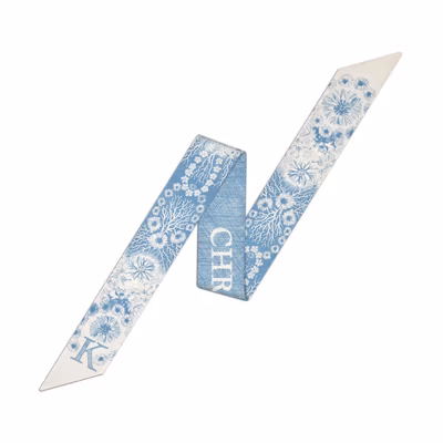 Dior ABCDior K "Kaleidoscope" Mitzah Scarf Blue 11ABC106K600-C525