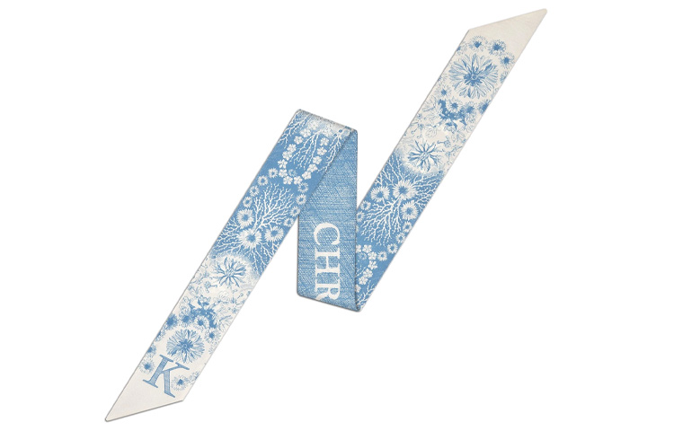 Dior ABCDior K "Kaleidoscope" Mitzah Scarf Blue 11ABC106K600-C525 圖 2