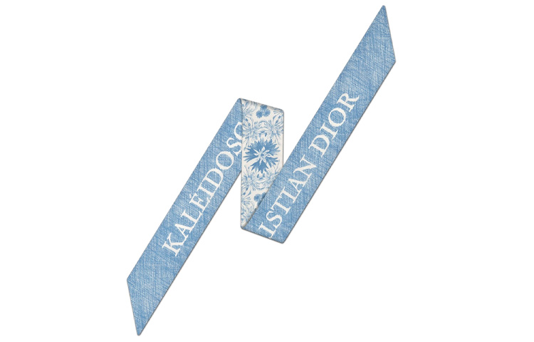 Dior ABCDior K "Kaleidoscope" Mitzah Scarf Blue 11ABC106K600-C525 圖 3