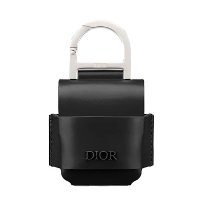 Dior Airpods Case Calfskin Black