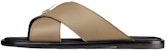 Sandal Rata Kulit Dior Alias 'Beige'. 3SA125YJK_H700