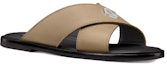 Lookbook Sandal Rata Kulit Dior Alias 'Beige'. 3SA125YJK_H700