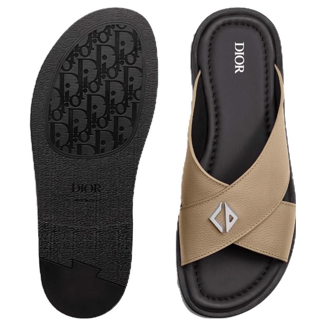 Purchase Sandal Rata Kulit Dior Alias 'Beige'. 3SA125YJK_H700