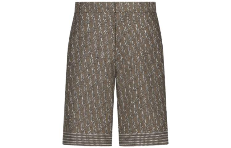 Order DIOR All-Over Print Straight-Cut Casual Shorts for Men. 013C121A5650-C780