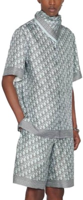 DIOR Pantalones Cortos Casuales Corte Recto Estampado Completo Hombre Azul 013C121A5650-C680 Details for DIOR Pantalones Cortos Casuales Corte Recto Estampado Completo Hombre Azul 013C121A5650-C680