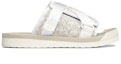 Order Dior Alpha 'Kulit Kain Beludru Putih Jacquard Mule' 3SA081YXV_060