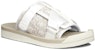 Dior Alpha 'Kulit Kain Beludru Putih Jacquard Mule' 3SA081YXV_060