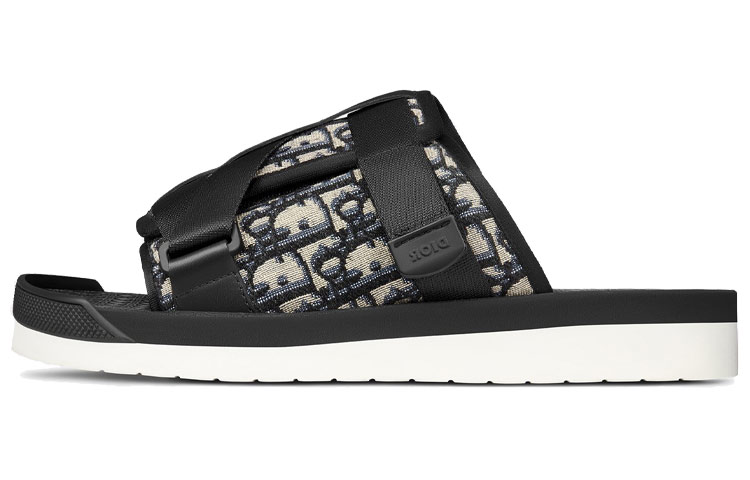 Dior Alpha Sandal 'Dior Oblique - Beige Black' 3SA081YXV_H961