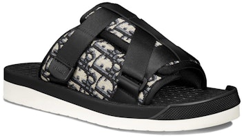 迪奧 Alpha 涼鞋 'Dior Oblique - 米黑色' 3SA081YXV_H961 Lookbook 迪奧 Alpha 涼鞋 'Dior Oblique - 米黑色' 3SA081YXV_H961