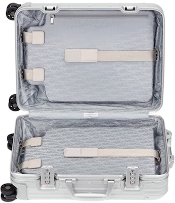 Dior and RIMOWA Cabin Suitcase Grey/Blue Lookbook Dior and RIMOWA Cabin Suitcase Grey/Blue