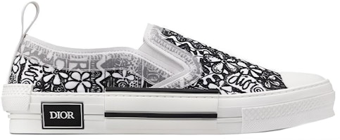 Dior And Shawn B23 Slip On Hitam Putih Sulaman 3SN262ZCO_H169 Order Dior And Shawn B23 Slip On Hitam Putih Sulaman 3SN262ZCO_H169