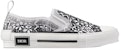 Dior And Shawn B23 Slip On Hitam Putih Sulaman 3SN262ZCO_H169