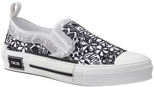 Dior×Shawn B23 スリッポン 白黒刺繍 3SN262ZCO_H169 Lookbook Dior×Shawn B23 スリッポン 白黒刺繍 3SN262ZCO_H169