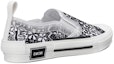 Shop Dior And Shawn B23 Slip On Hitam Putih Sulaman 3SN262ZCO_H169