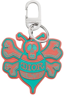 Dior And Shawn Bee Key Ring Pink/Green Buy Dior And Shawn Bee Key Ring Pink/Green