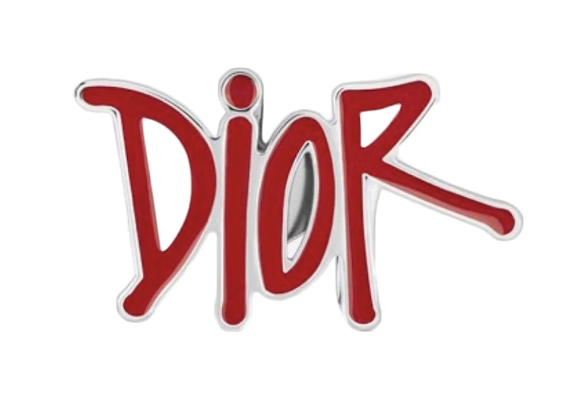 Dior And Shawn Belt Buckle 35 MM Red