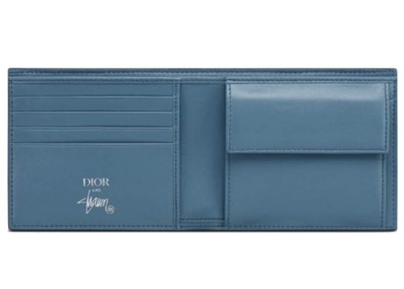 Lookbook Cartera Dior y Shawn Monedero (8 Ranuras para Tarjetas) Azul