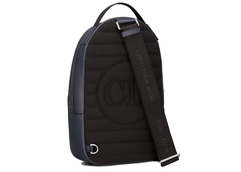 Order 迪奥Shawn海军蓝斜挎双肩包