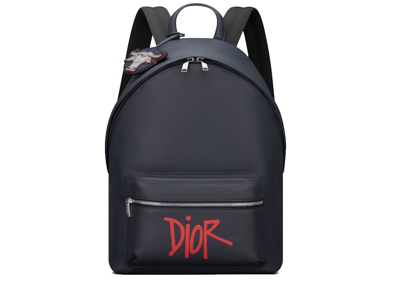 Dior And Shawn Rider Backpack Navy