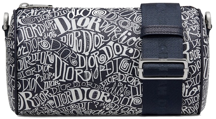 Dior And Shawn Roller Messenger Bag Motif Navy Blue Buy Dior And Shawn Roller Messenger Bag Motif Navy Blue