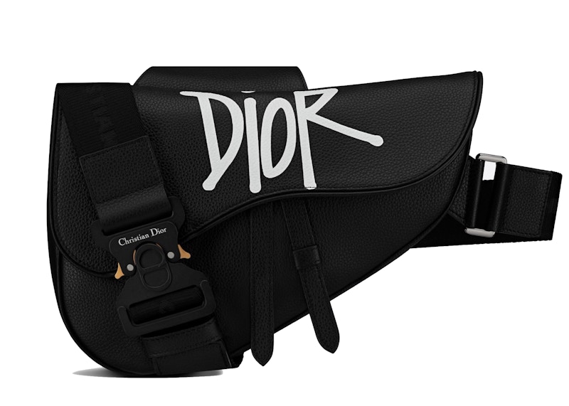 Dior And Shawn Saddle Bag Black