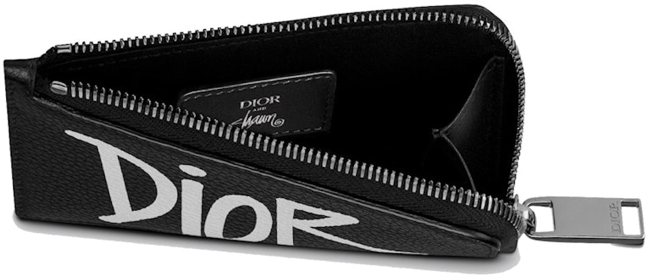 Dior And Shawn Zipped Card Holder (3 Card Slot) Black Lookbook Dior And Shawn Zipped Card Holder (3 Card Slot) Black