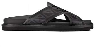 Order Dior Aqua Flat Sandal 'Black' 3SA112ZPP_H900