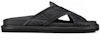 Sandal Rata Dior Aqua 'Hitam' 3SA112ZPP_H900