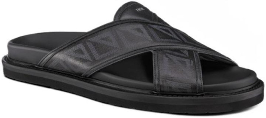 Dior Aqua Flat Sandal 'Black' 3SA112ZPP_H900 Lookbook Dior Aqua Flat Sandal 'Black' 3SA112ZPP_H900