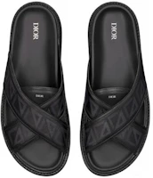Purchase Dior Aqua Flat Sandal 'Black' 3SA112ZPP_H900