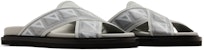 Sandal Dior Aqua 'CD Diamond - Kelabu' 3SA112ZPP-H868