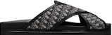 Sandal Dior Aqua 'Dior Oblique - Beige Hitam' 3SA093ZGM-H961
