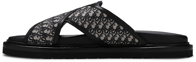 Sandal Dior Aqua 'Dior Oblique - Beige Hitam' 3SA093ZGM-H961 Lookbook Sandal Dior Aqua 'Dior Oblique - Beige Hitam' 3SA093ZGM-H961