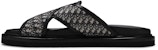 Sandal Dior Aqua 'Dior Oblique - Beige Hitam' 3SA093ZGM-H961