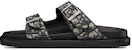 Sandal Dior Aqua 'Dior Oblique - Beige Hitam' 3SA135ZSA-H561