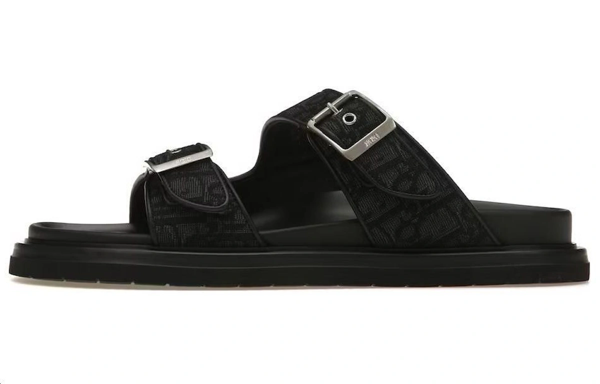 Dior Aqua Sandal 'Dior Oblique - Black'