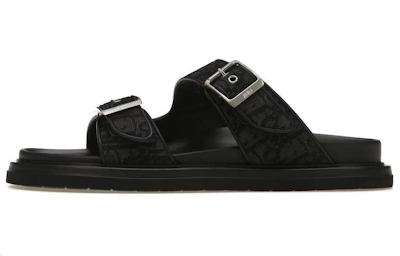 Dior Aqua Sandal 'Dior Oblique - Black'