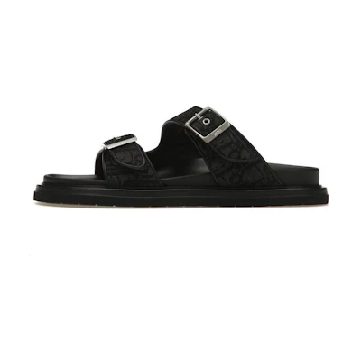 Dior Aqua Sandal 'Dior Oblique - Black'