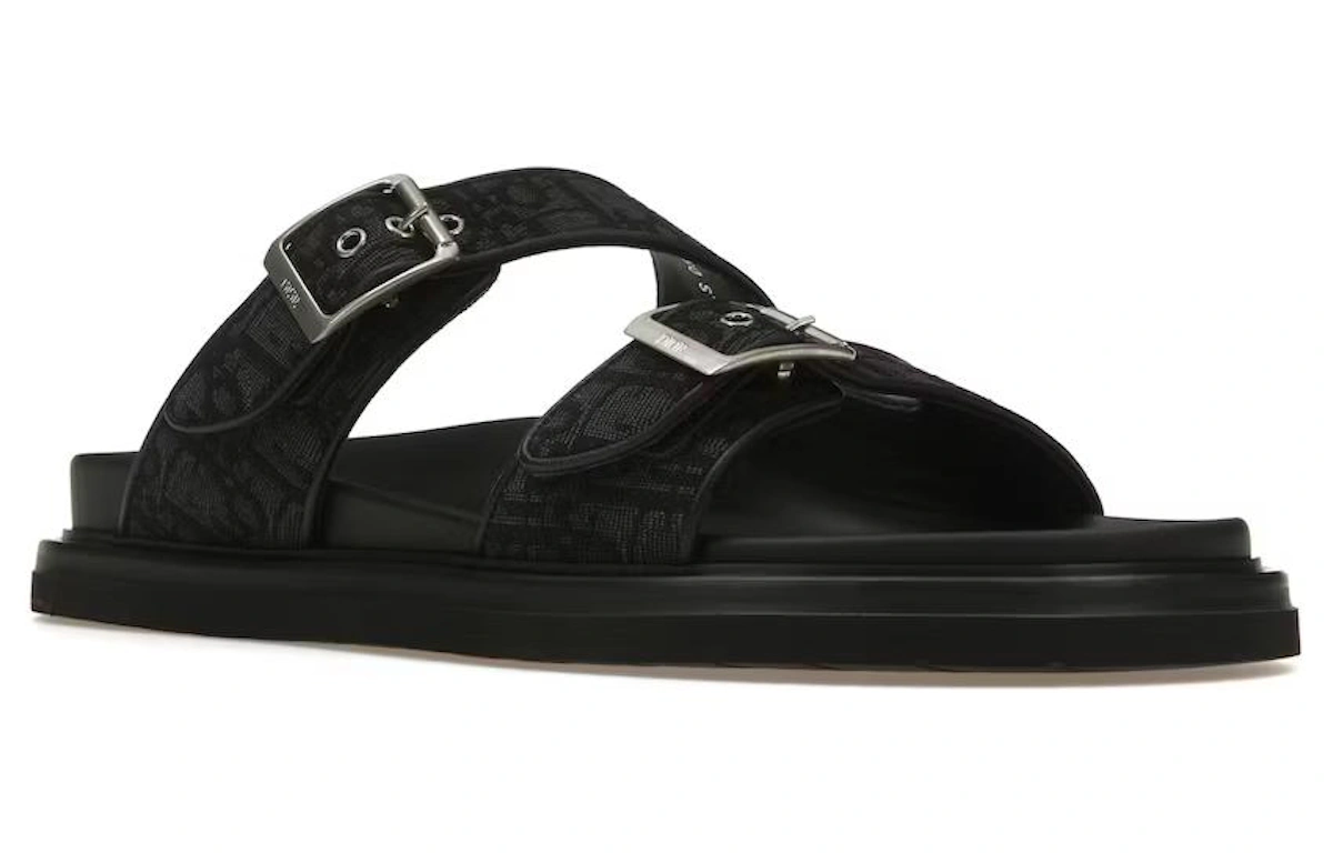 Dior Aqua Sandal 'Dior Oblique - Black'
