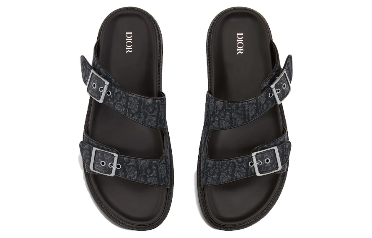 Dior Aqua Sandal 'Dior Oblique - Black'