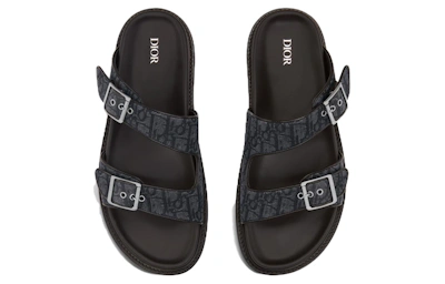 Dior Aqua Sandal 'Dior Oblique - Black'