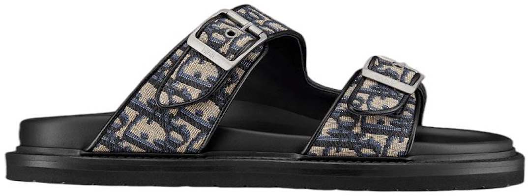 Dior Aqua Sandal 'Dior Oblique - Black Beige' 3SA115ZSA_H561 Order Dior Aqua Sandal 'Dior Oblique - Black Beige' 3SA115ZSA_H561